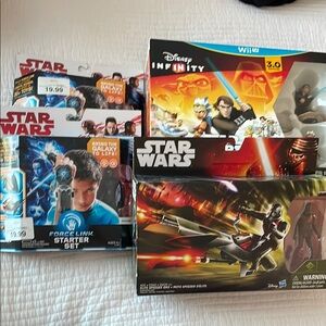 1 Star Wars Elite Speeder Bike, 2 Force Link Sets, 1 Disney Infinity Wii 3.0